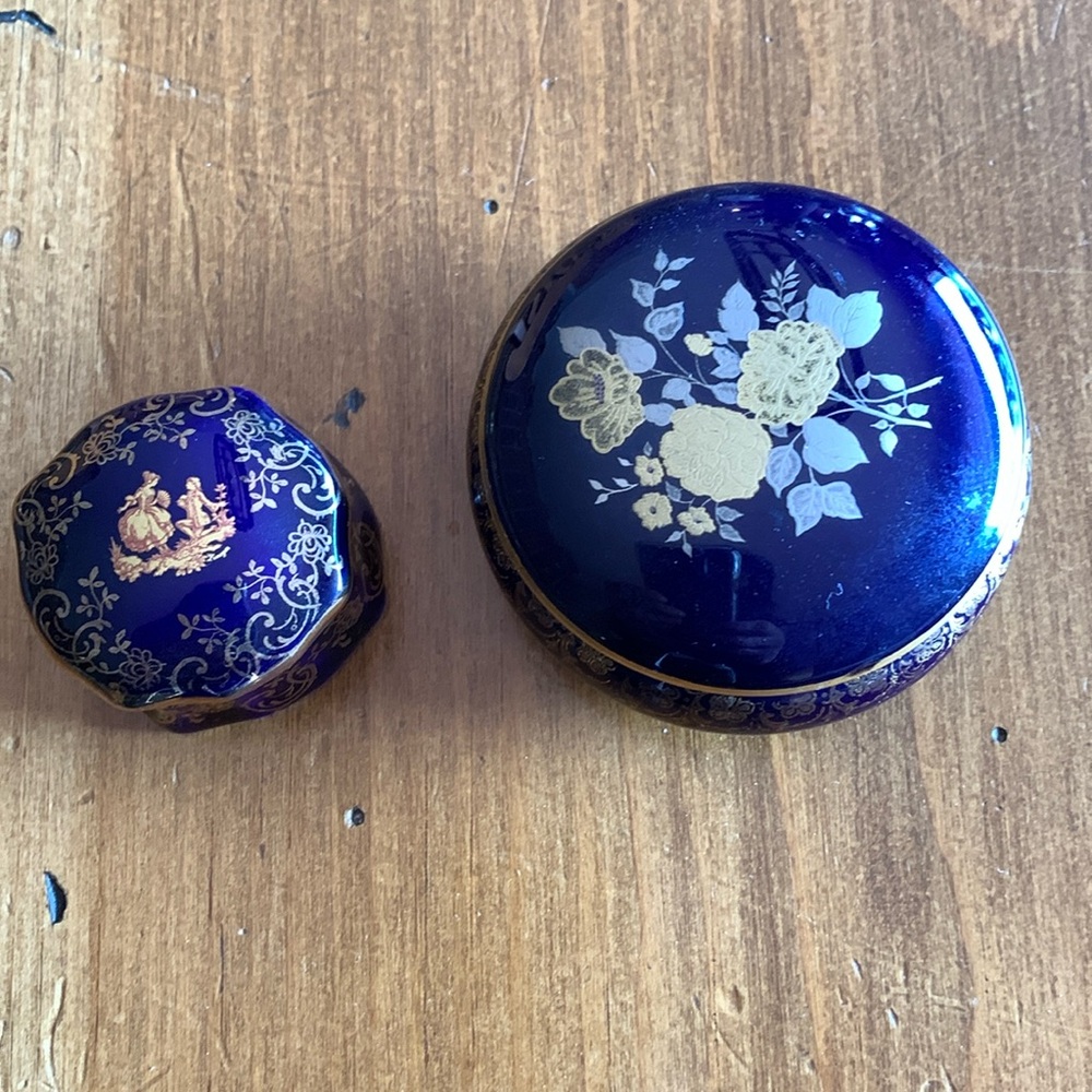 Limoges France Trinket Boxes. (2)